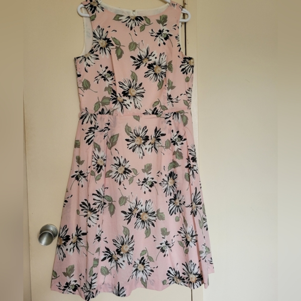 🌟Host Pick🌟 Anne Klein A-Line Print Cotton Floral Dress Size 12